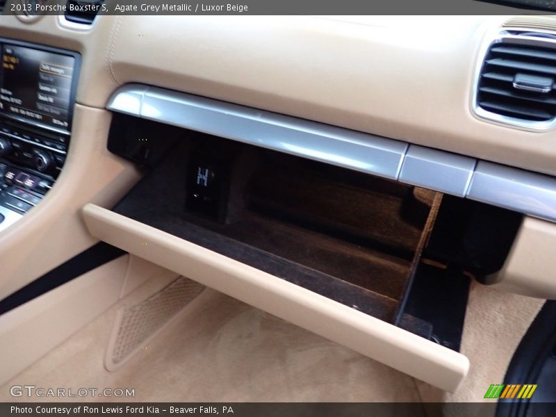 Agate Grey Metallic / Luxor Beige 2013 Porsche Boxster S