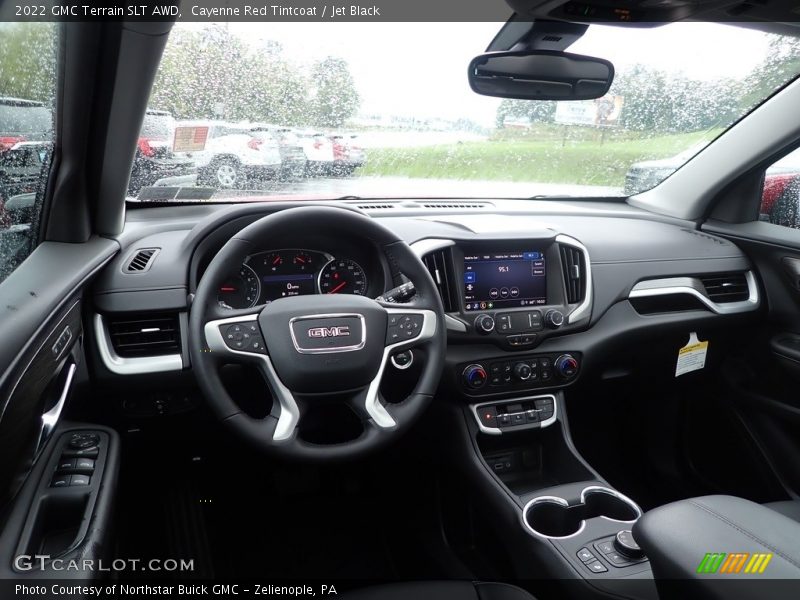 Cayenne Red Tintcoat / Jet Black 2022 GMC Terrain SLT AWD