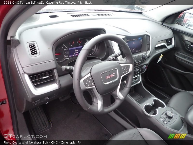 Cayenne Red Tintcoat / Jet Black 2022 GMC Terrain SLT AWD