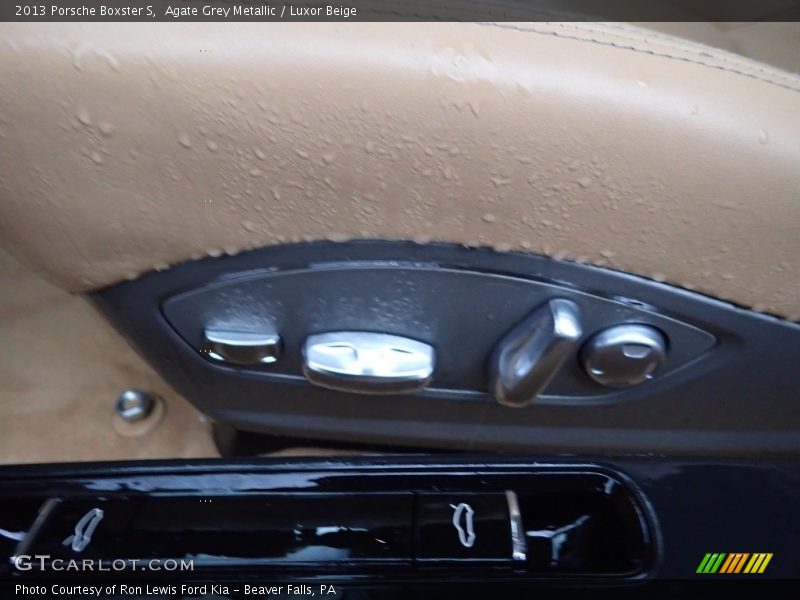 Agate Grey Metallic / Luxor Beige 2013 Porsche Boxster S