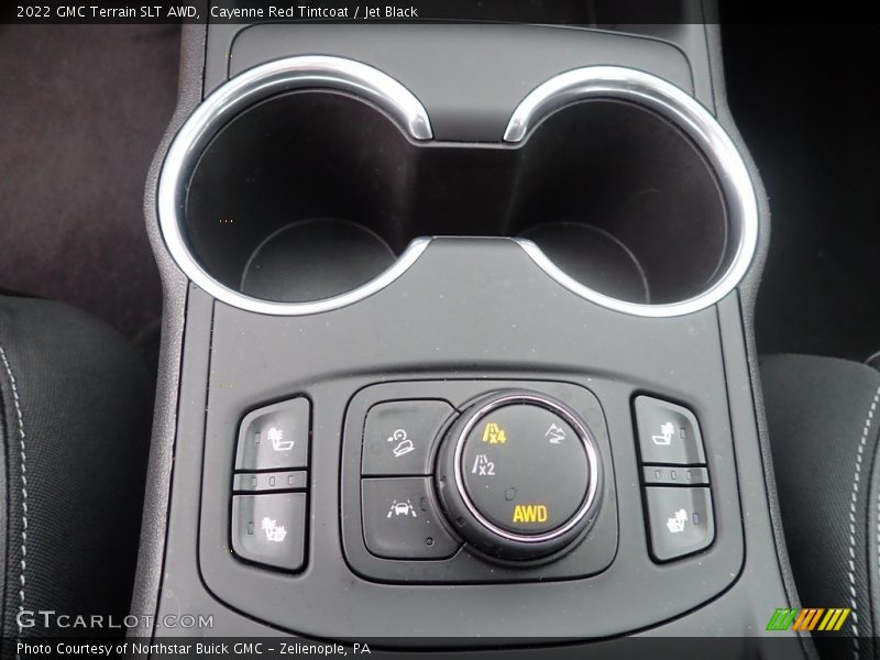 Cayenne Red Tintcoat / Jet Black 2022 GMC Terrain SLT AWD