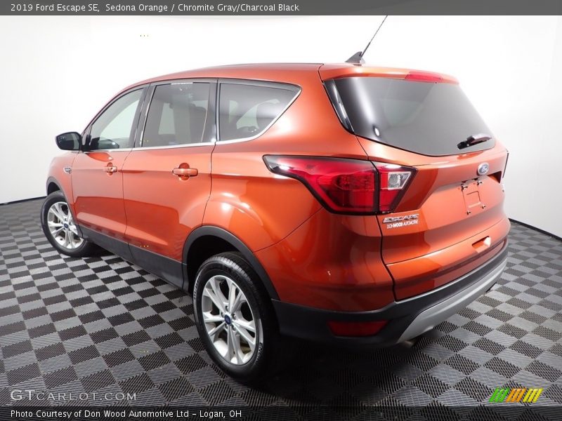 Sedona Orange / Chromite Gray/Charcoal Black 2019 Ford Escape SE