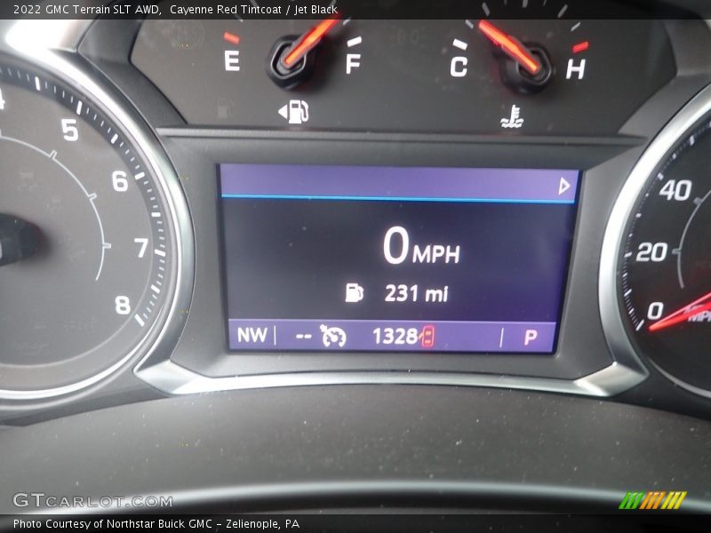 Cayenne Red Tintcoat / Jet Black 2022 GMC Terrain SLT AWD