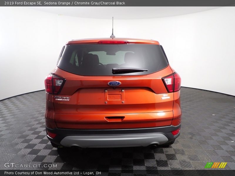 Sedona Orange / Chromite Gray/Charcoal Black 2019 Ford Escape SE