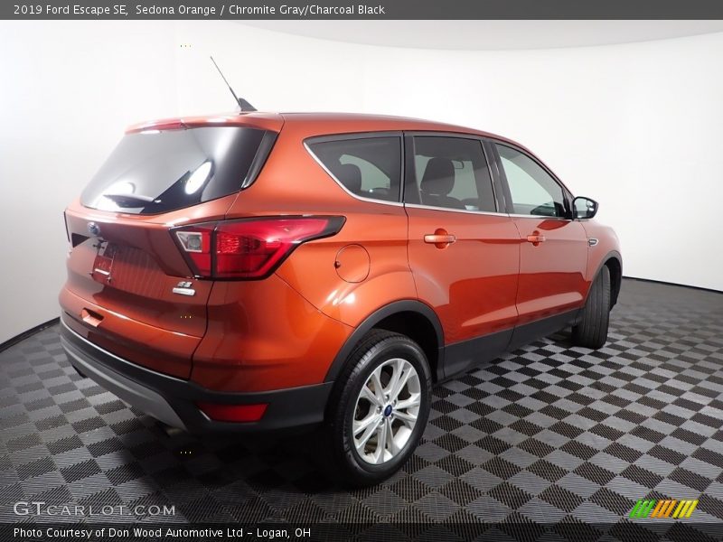 Sedona Orange / Chromite Gray/Charcoal Black 2019 Ford Escape SE