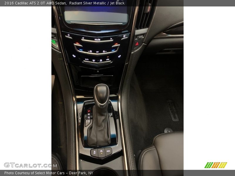Radiant Silver Metallic / Jet Black 2016 Cadillac ATS 2.0T AWD Sedan