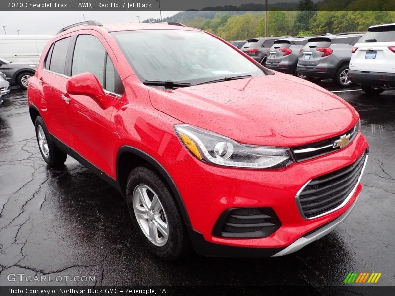 Red Hot / Jet Black 2020 Chevrolet Trax LT AWD