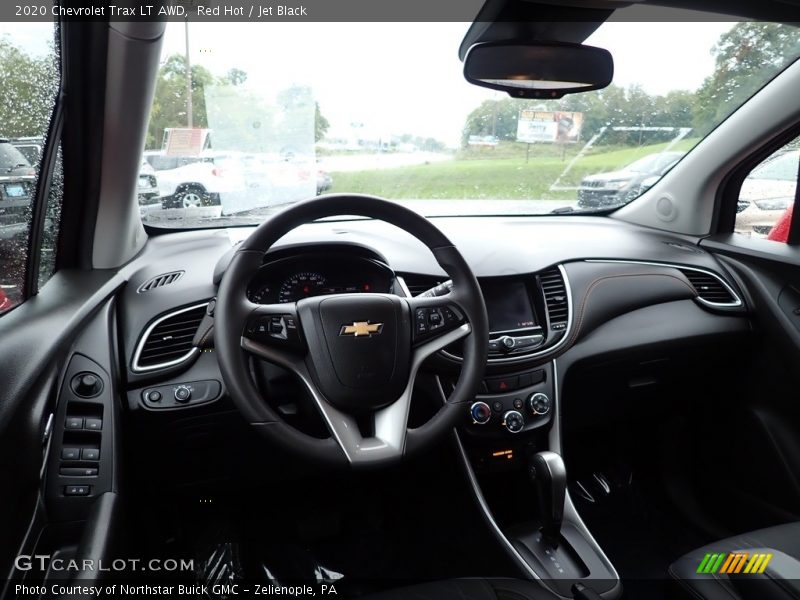 Red Hot / Jet Black 2020 Chevrolet Trax LT AWD