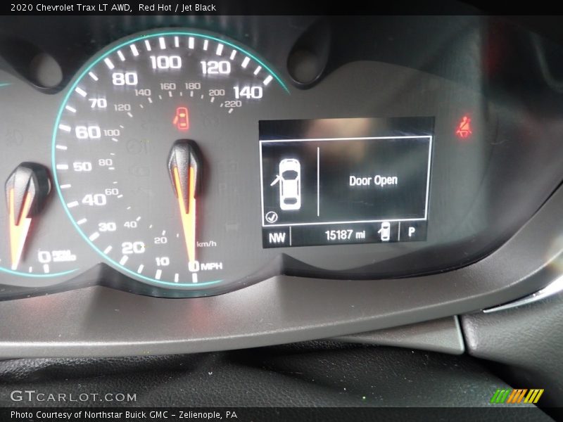 Red Hot / Jet Black 2020 Chevrolet Trax LT AWD
