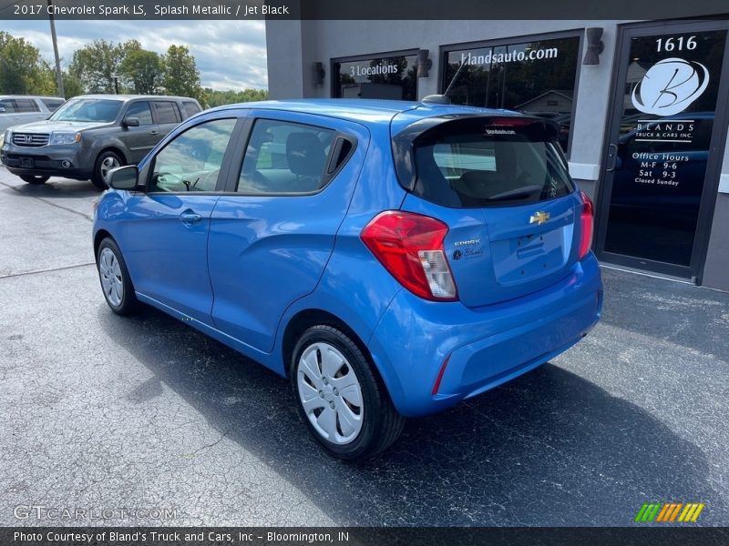 Splash Metallic / Jet Black 2017 Chevrolet Spark LS