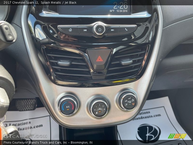 Splash Metallic / Jet Black 2017 Chevrolet Spark LS