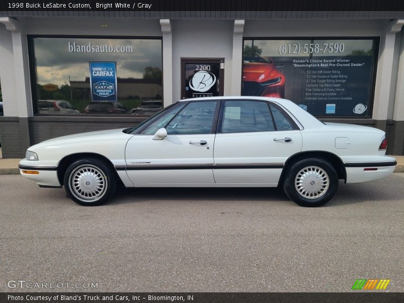 Bright White / Gray 1998 Buick LeSabre Custom