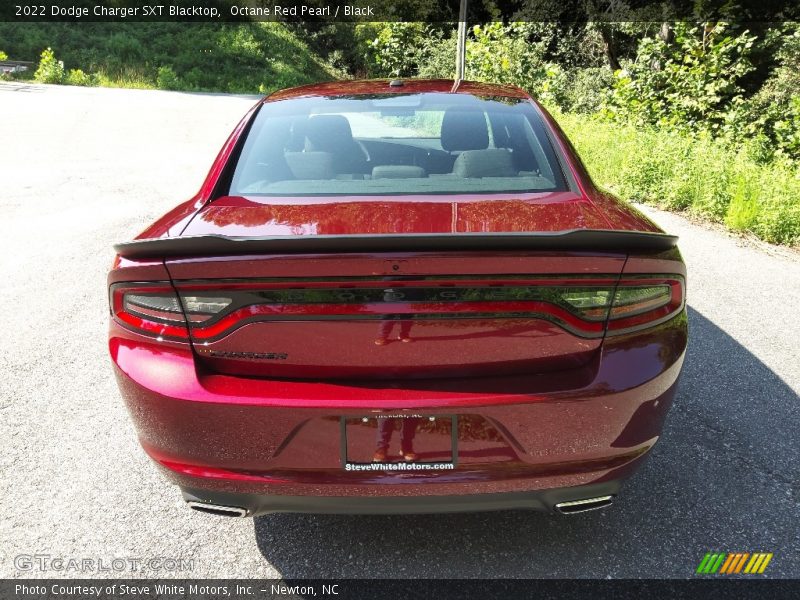 Octane Red Pearl / Black 2022 Dodge Charger SXT Blacktop