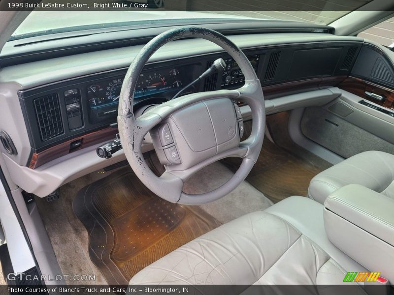 Bright White / Gray 1998 Buick LeSabre Custom