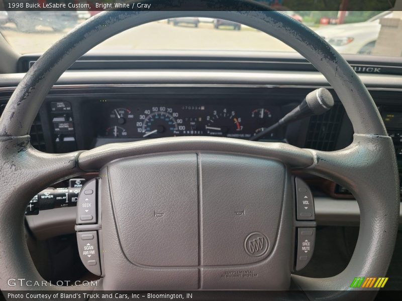 Bright White / Gray 1998 Buick LeSabre Custom