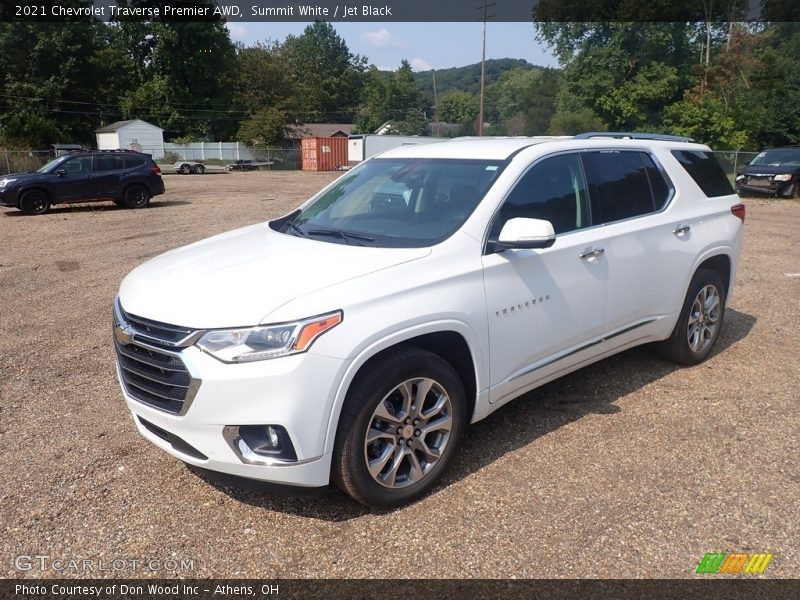 Summit White / Jet Black 2021 Chevrolet Traverse Premier AWD