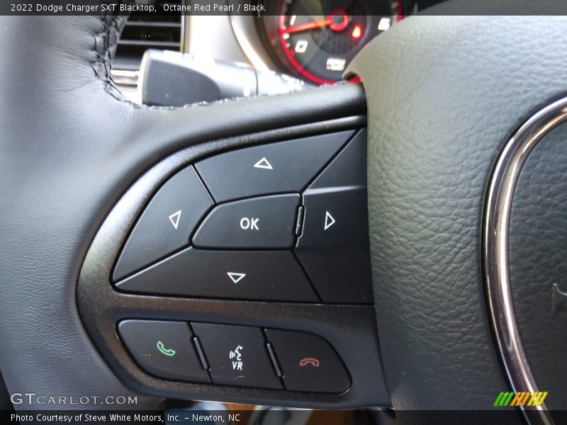 Octane Red Pearl / Black 2022 Dodge Charger SXT Blacktop