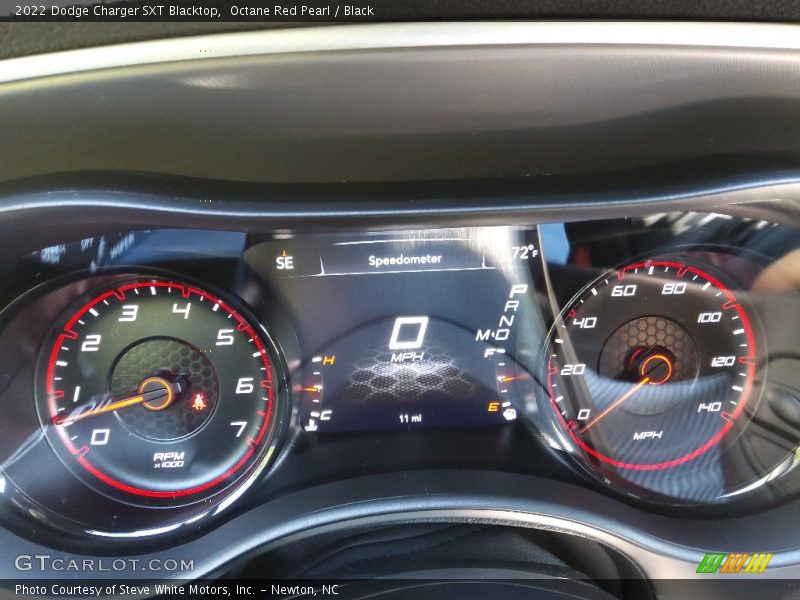 Octane Red Pearl / Black 2022 Dodge Charger SXT Blacktop