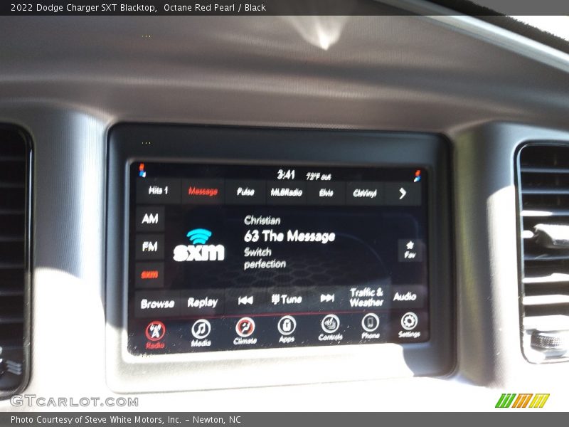 Octane Red Pearl / Black 2022 Dodge Charger SXT Blacktop