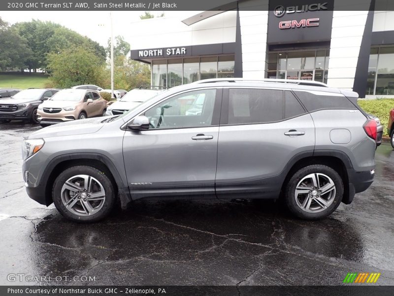 Satin Steel Metallic / Jet Black 2020 GMC Terrain SLT AWD