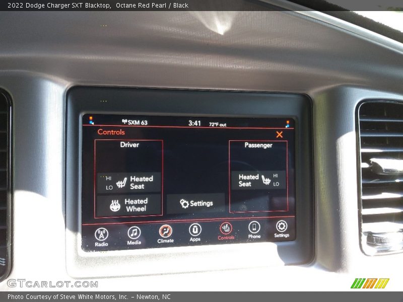 Octane Red Pearl / Black 2022 Dodge Charger SXT Blacktop