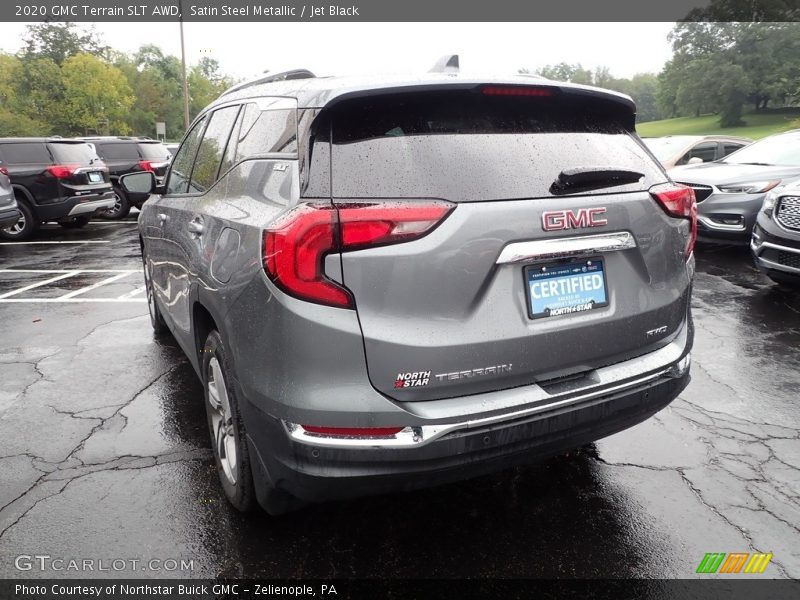 Satin Steel Metallic / Jet Black 2020 GMC Terrain SLT AWD