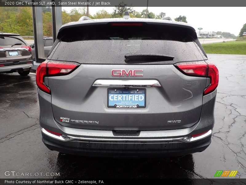 Satin Steel Metallic / Jet Black 2020 GMC Terrain SLT AWD