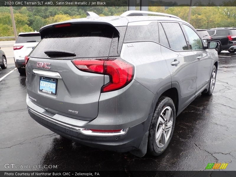 Satin Steel Metallic / Jet Black 2020 GMC Terrain SLT AWD