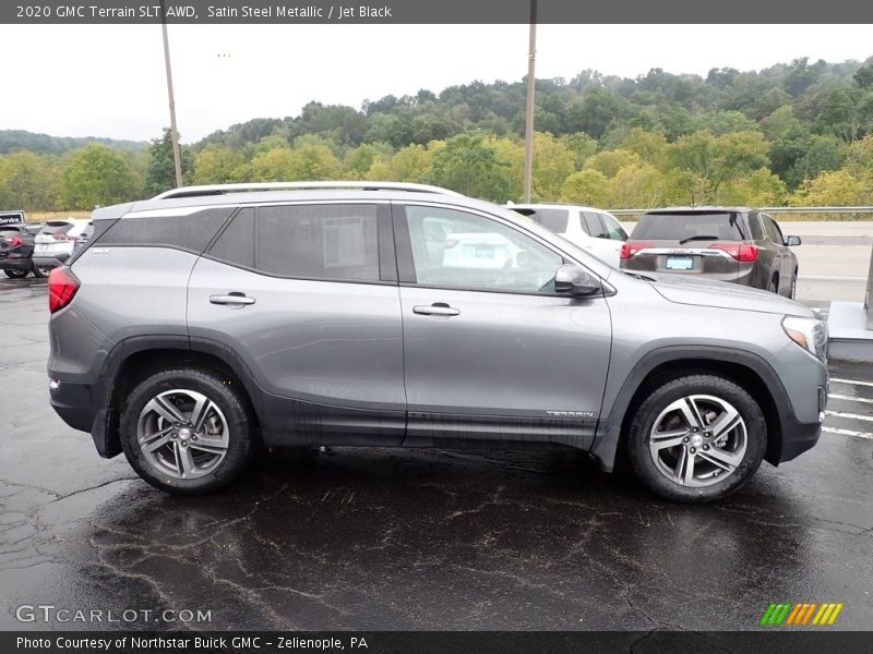Satin Steel Metallic / Jet Black 2020 GMC Terrain SLT AWD