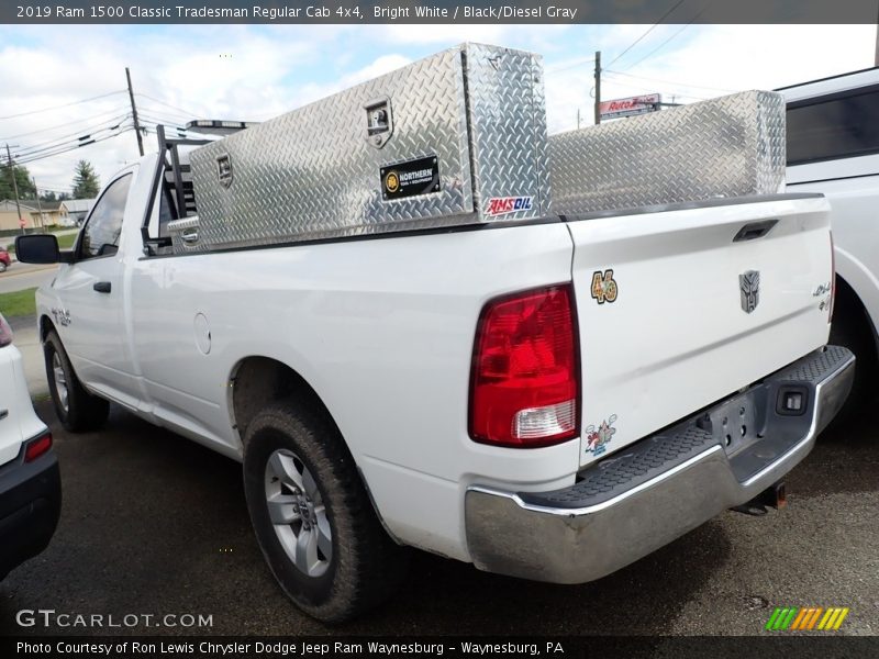 Bright White / Black/Diesel Gray 2019 Ram 1500 Classic Tradesman Regular Cab 4x4