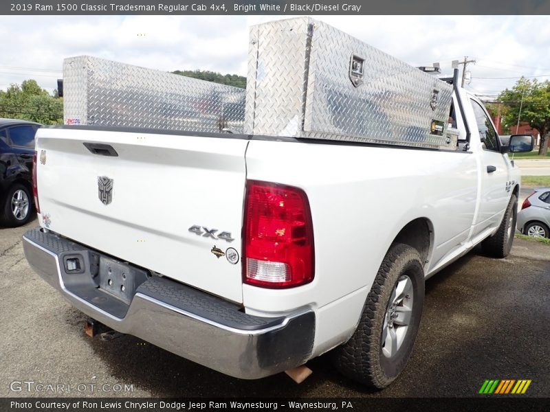 Bright White / Black/Diesel Gray 2019 Ram 1500 Classic Tradesman Regular Cab 4x4