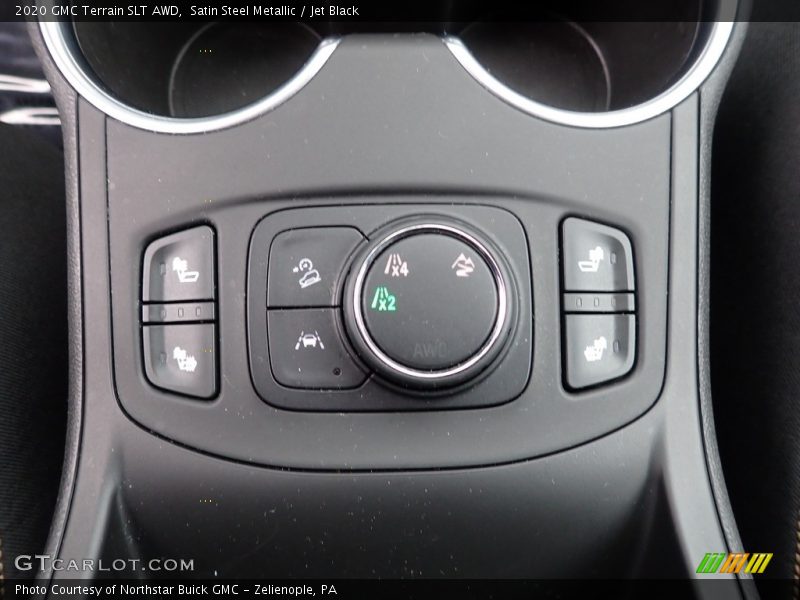 Satin Steel Metallic / Jet Black 2020 GMC Terrain SLT AWD