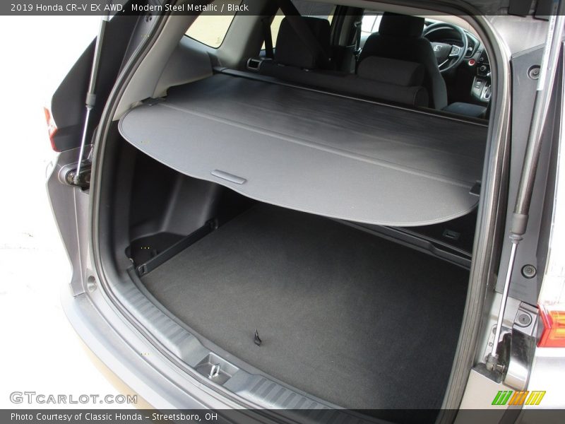 Modern Steel Metallic / Black 2019 Honda CR-V EX AWD