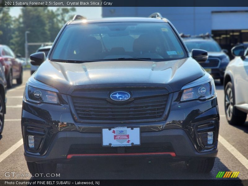 Crystal Black Silica / Gray 2021 Subaru Forester 2.5i Sport