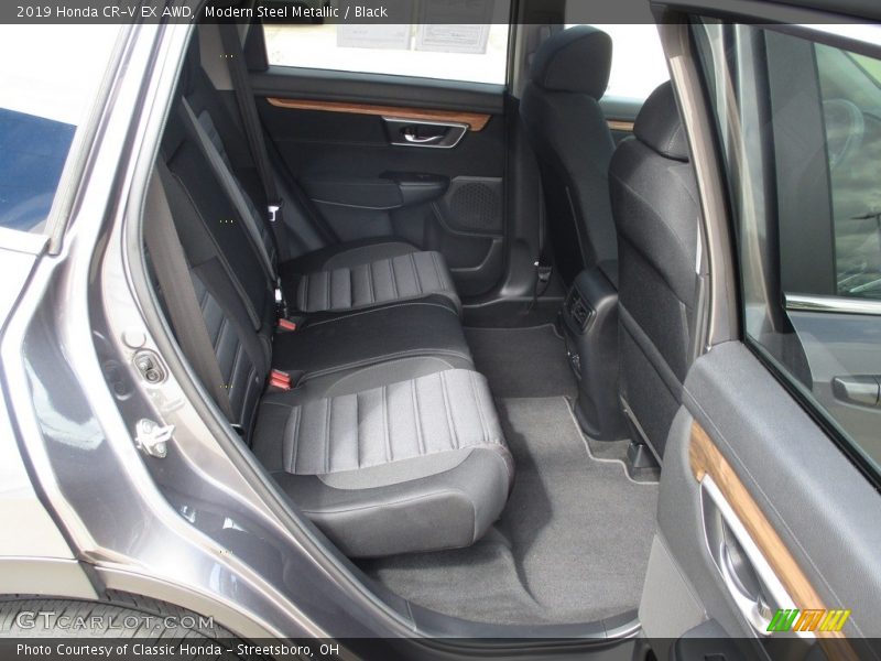 Modern Steel Metallic / Black 2019 Honda CR-V EX AWD