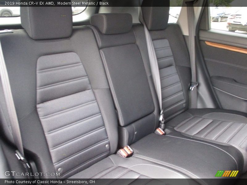 Modern Steel Metallic / Black 2019 Honda CR-V EX AWD