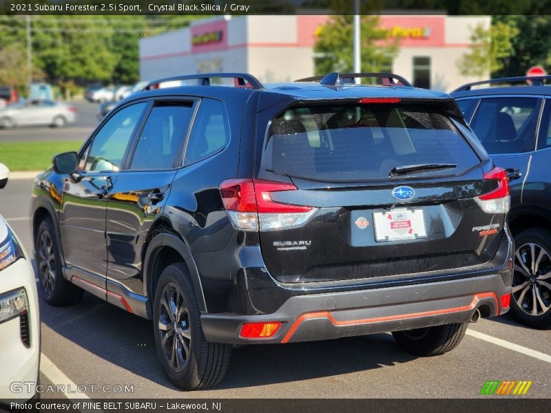 Crystal Black Silica / Gray 2021 Subaru Forester 2.5i Sport