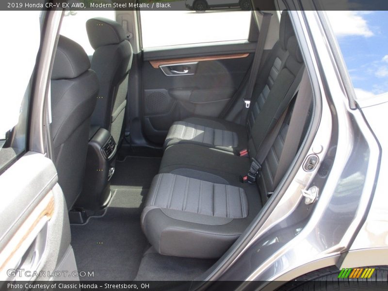 Modern Steel Metallic / Black 2019 Honda CR-V EX AWD