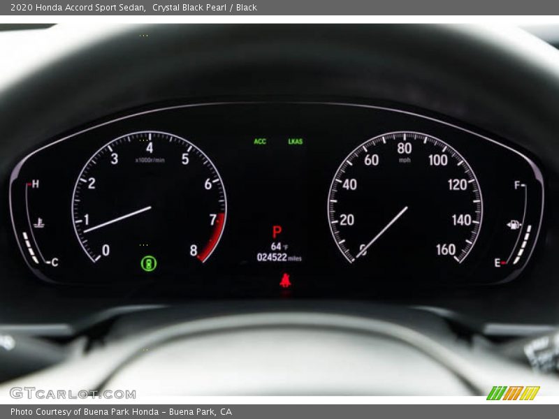 Crystal Black Pearl / Black 2020 Honda Accord Sport Sedan