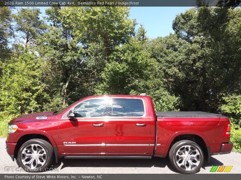 Delmonico Red Pearl / Indigo/Frost 2020 Ram 1500 Limited Crew Cab 4x4