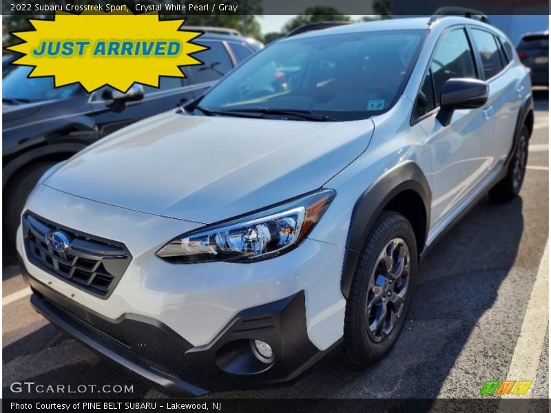 Crystal White Pearl / Gray 2022 Subaru Crosstrek Sport