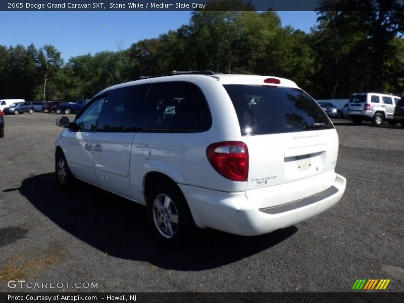 Stone White / Medium Slate Gray 2005 Dodge Grand Caravan SXT