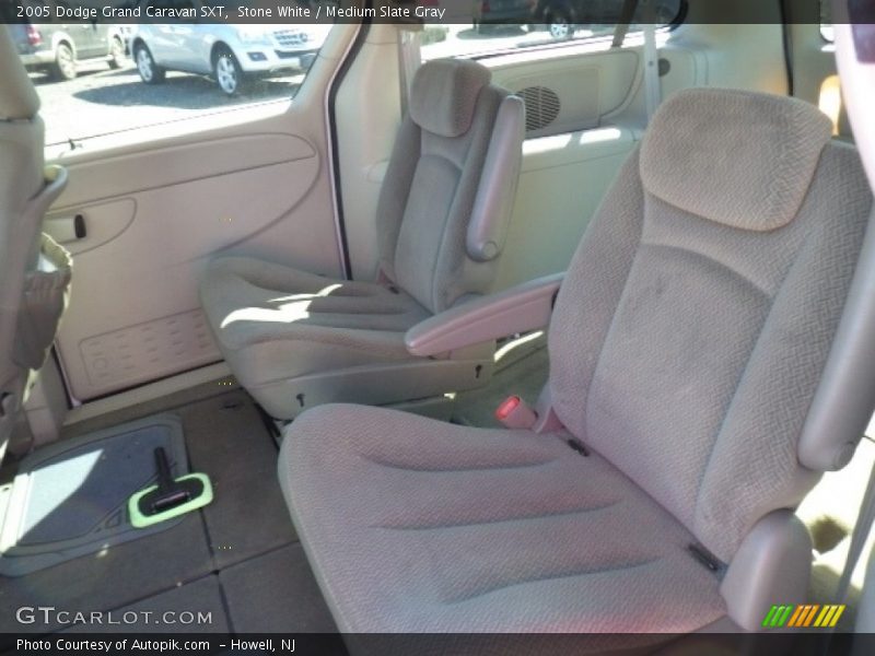 Stone White / Medium Slate Gray 2005 Dodge Grand Caravan SXT