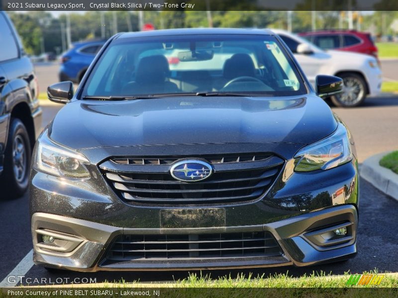 Crystal Black Silica / Two-Tone Gray 2021 Subaru Legacy Sport