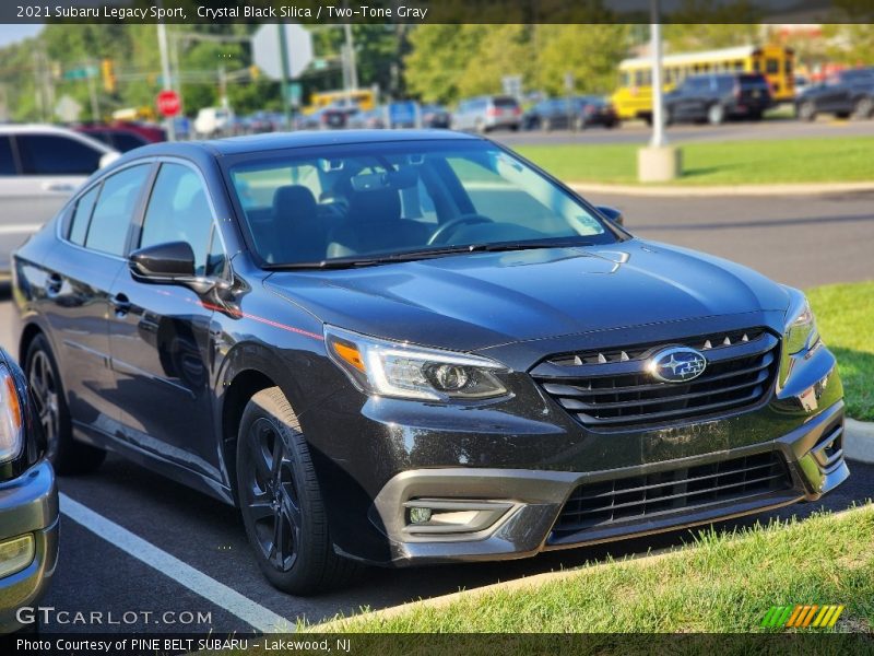 Crystal Black Silica / Two-Tone Gray 2021 Subaru Legacy Sport