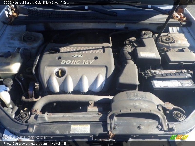 Bright Silver / Gray 2006 Hyundai Sonata GLS