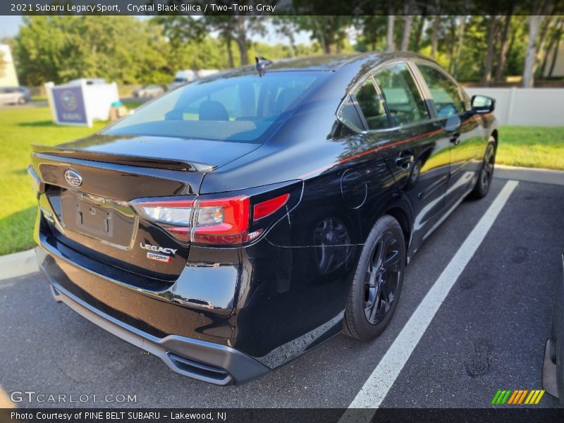 Crystal Black Silica / Two-Tone Gray 2021 Subaru Legacy Sport