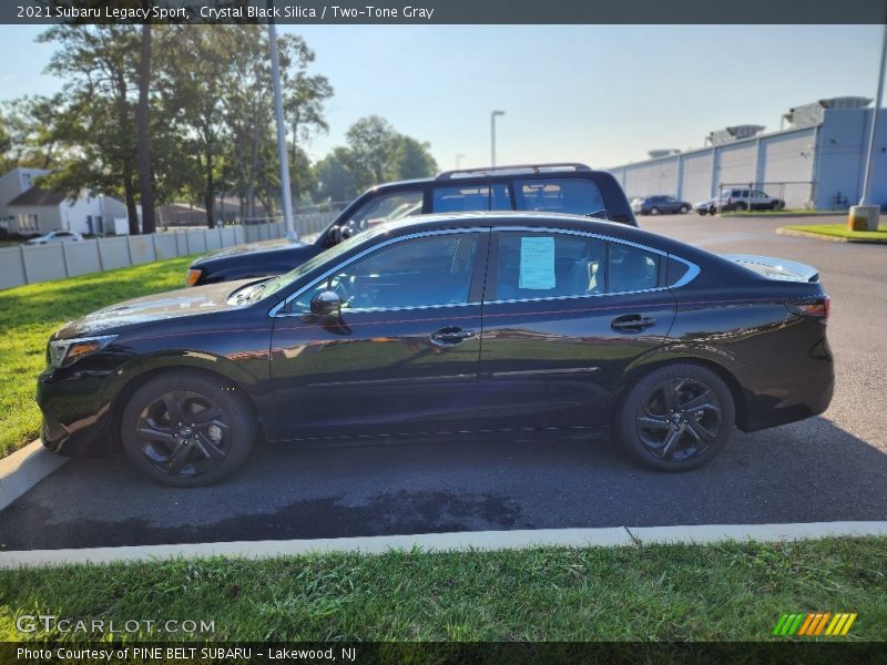 Crystal Black Silica / Two-Tone Gray 2021 Subaru Legacy Sport