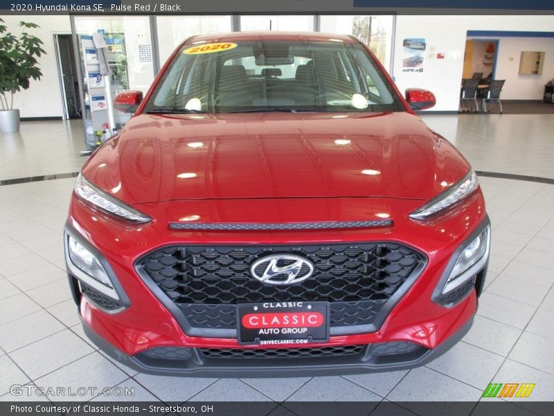 Pulse Red / Black 2020 Hyundai Kona SE
