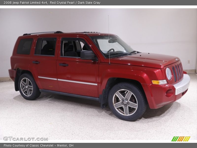 Red Crystal Pearl / Dark Slate Gray 2008 Jeep Patriot Limited 4x4